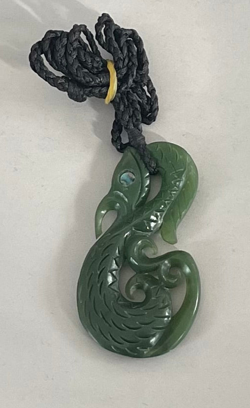 Engraved Manaia Pounamu Necklace