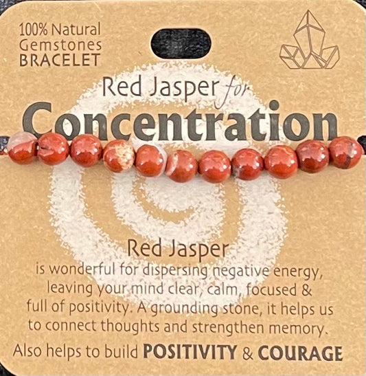 Gemstone Crystal Bracelet - Concentration