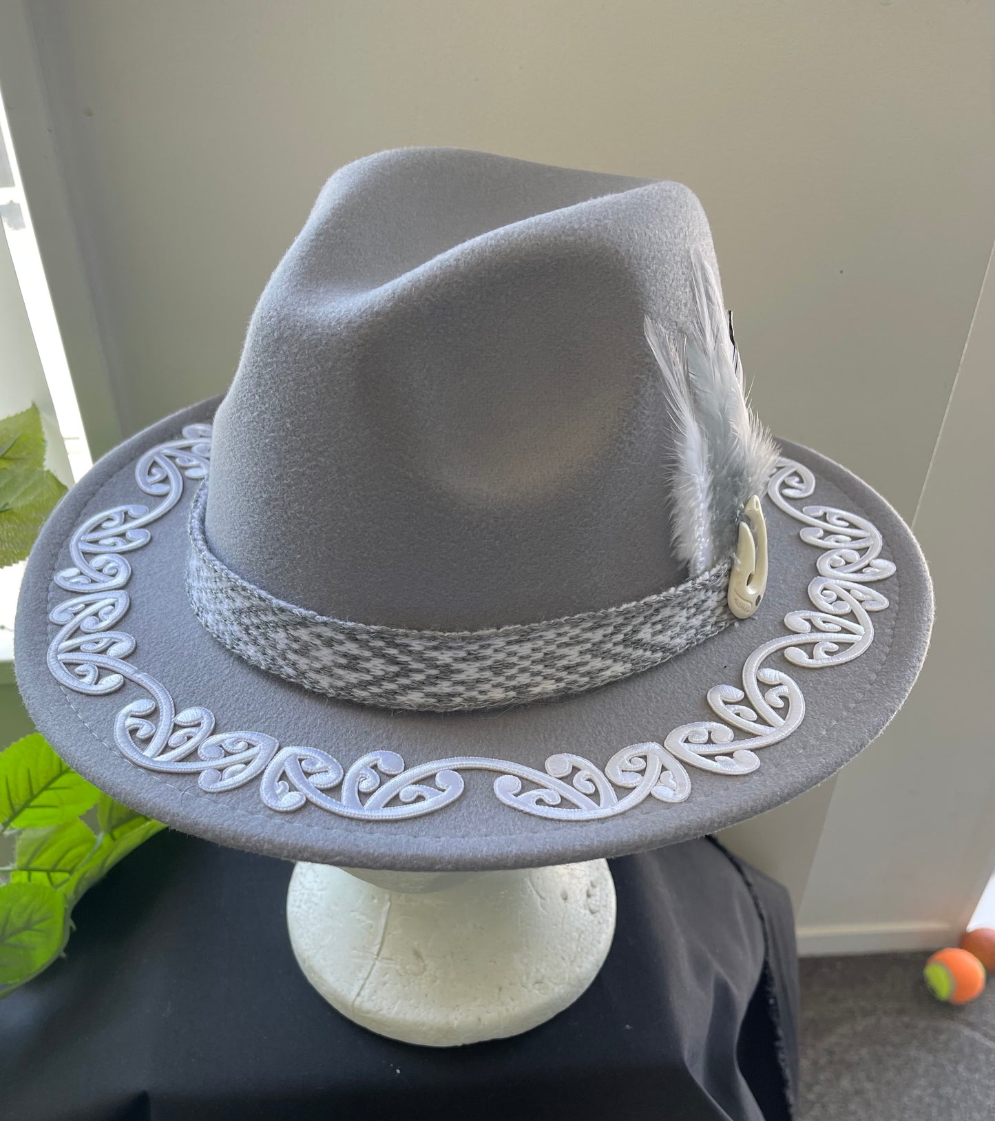 Potae - Grey Fedora Felt Hat