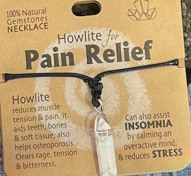 Gemstone Crystal Pendant - Pain Relief