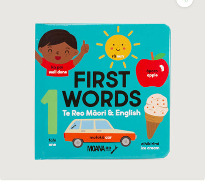 Moana Road First words Te Reo Maori and English