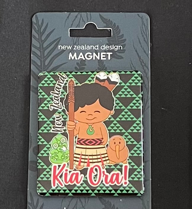 Maori Boy Magnet - Resin