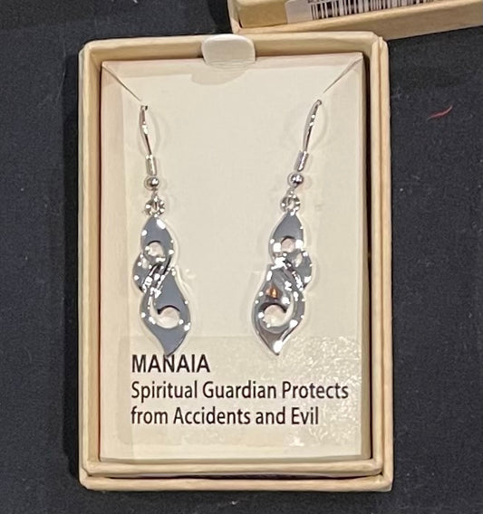 Manaia silver Earrings
