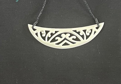 Breastplate Necklace - Bone Carving