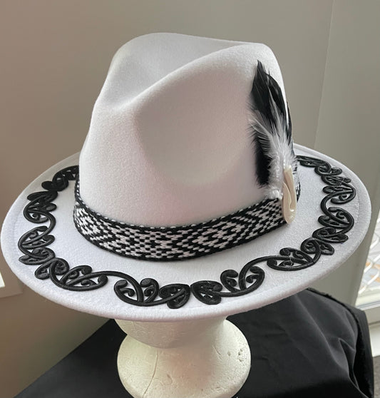 Potae - White Fedora Felt Hat