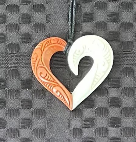 Hei Matau Necklace - Bone Carving