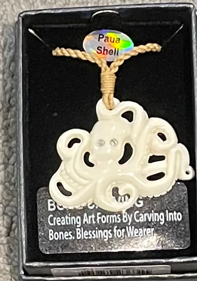 Octopus - Bone Pendant