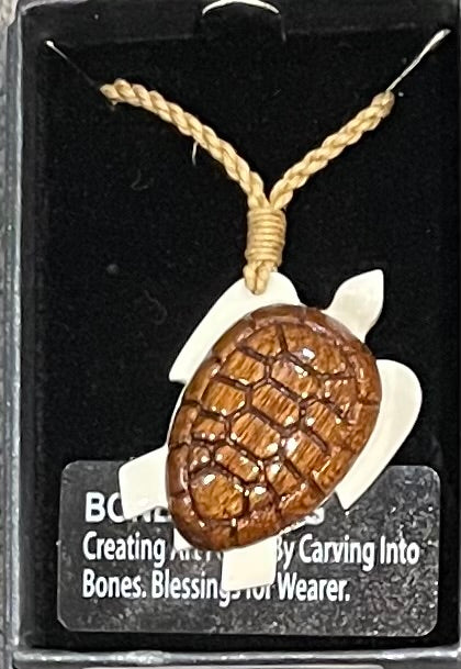 Turtle - Bone Pendant