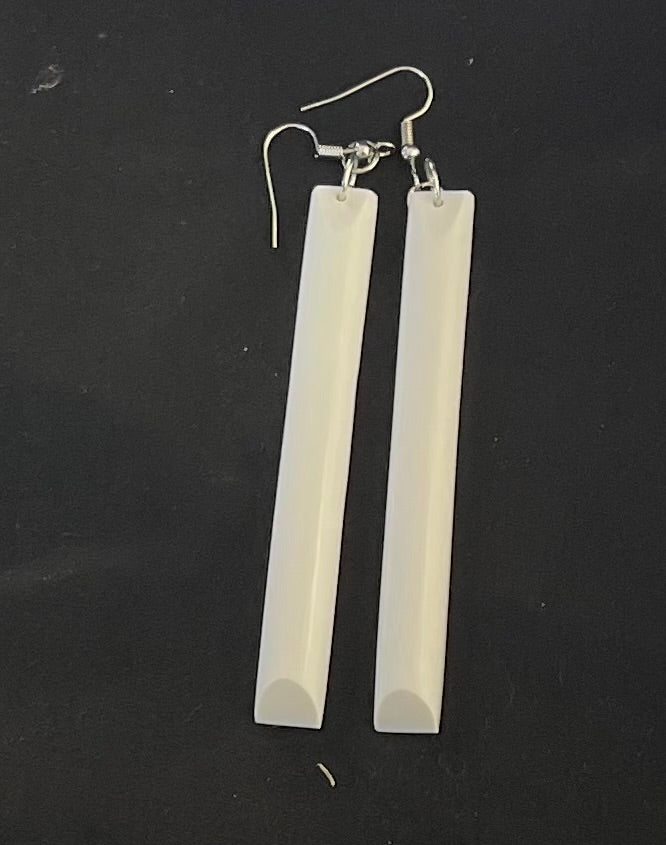 Long drop earrings