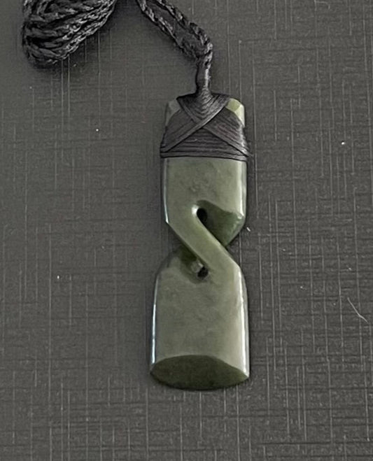 Toki Twist - Greenstone Pounamu Necklace