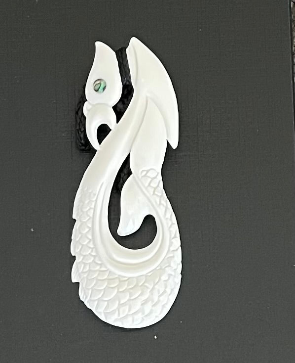 Manaia Pendant - Bone Carving