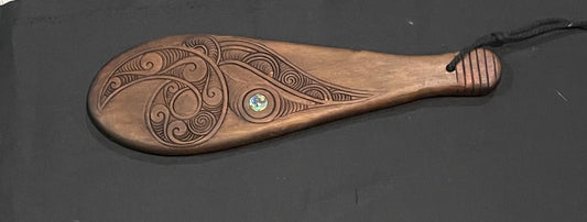Wooden Patu Large - Wood Carvings
