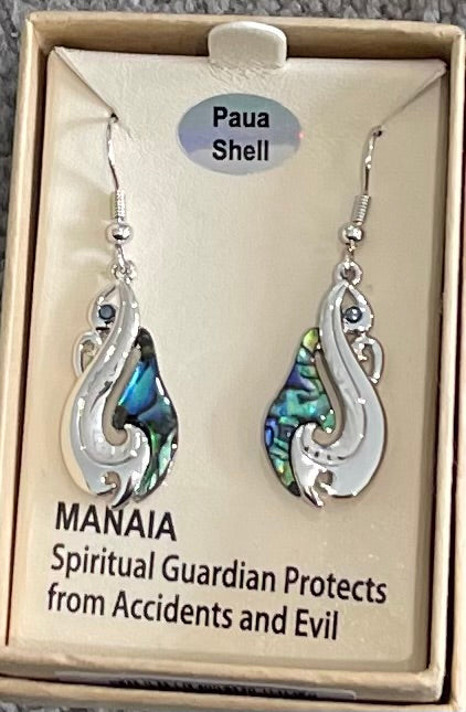 Paua Manaia Earrings