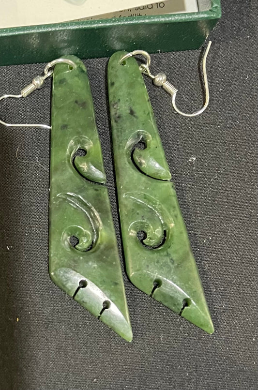 Toki Greenstone Earrings