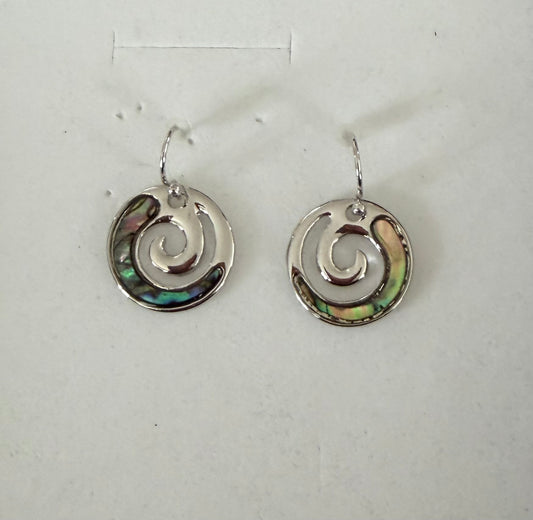 Paua Koru Earrings