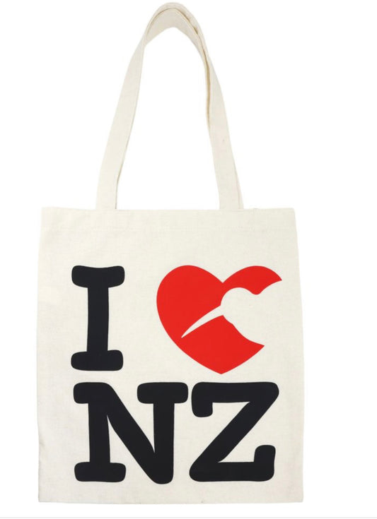 I love NZ- Canvas Design Shopping Bag