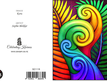 Maori Art cards by Sophie Blokker
