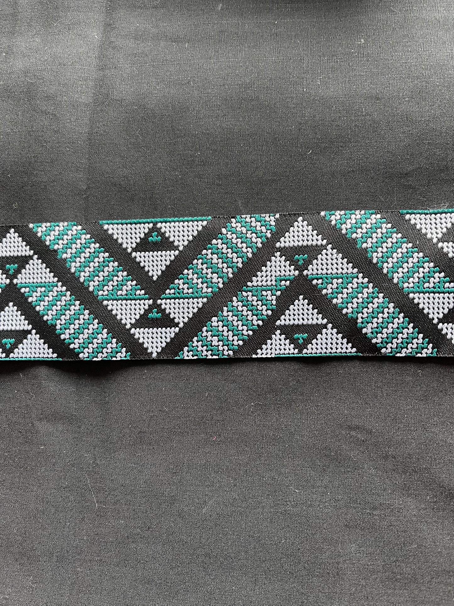 Maori design ribbon 2 and half mtrs long strips