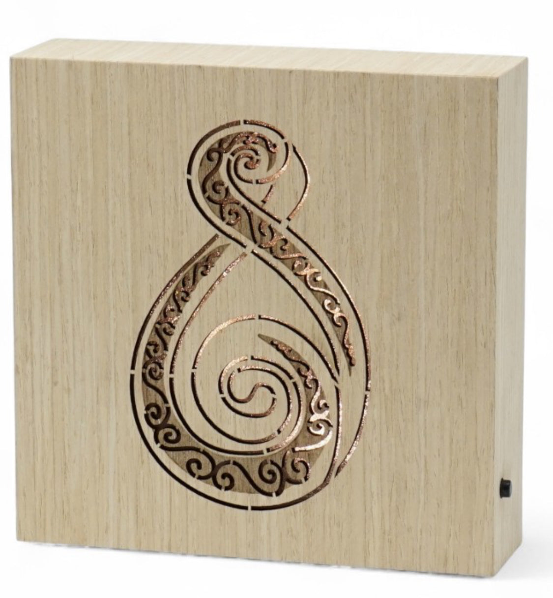Twist koru Wooden LED Light - LED Art