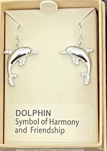 Stainless steel Dolphin Earrings