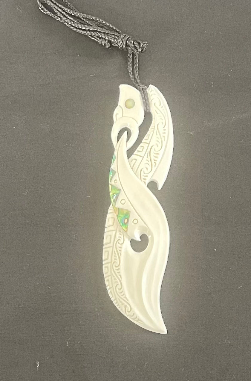 Manaia Pendant - Bone Carving