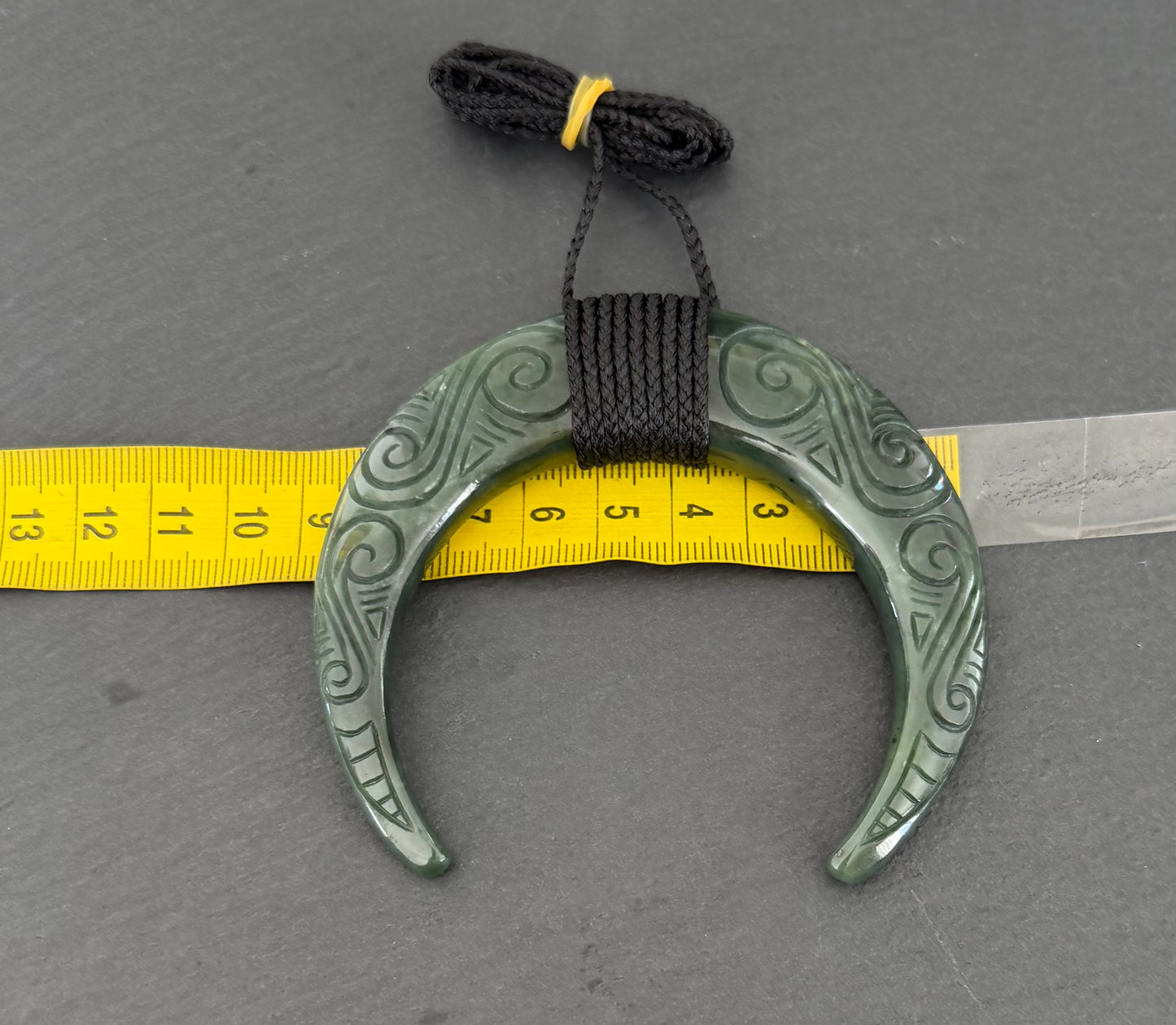 Greenstone Pigs Tusk Necklace 2