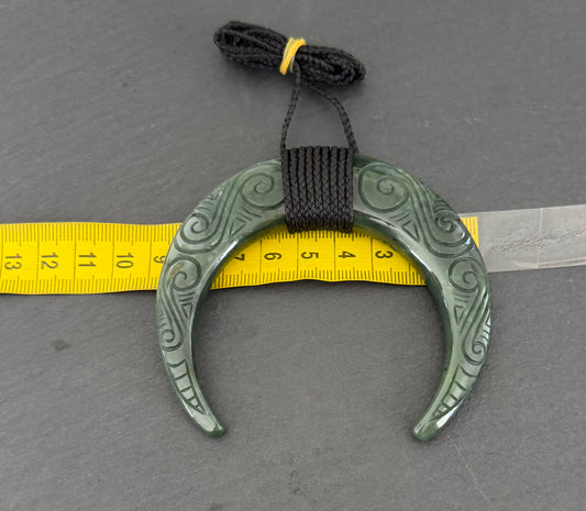Greenstone Pigs Tusk Necklace 2