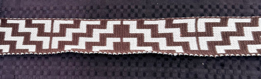 True Poutama Design Taniko Band 2.5in Chocolate