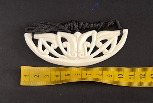 Koru Breastplate Bone Carving
