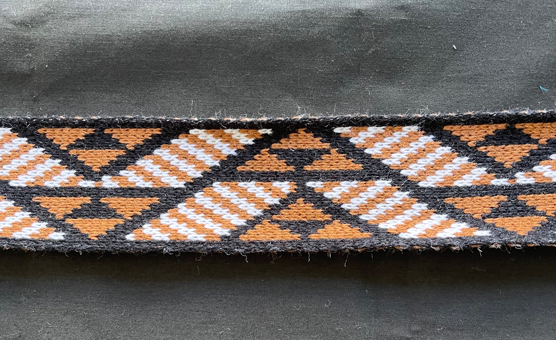 Tanoko Pattern Aubergine Patiki- Taniko Band - Taniko Patterns – An Eye 4 Art
