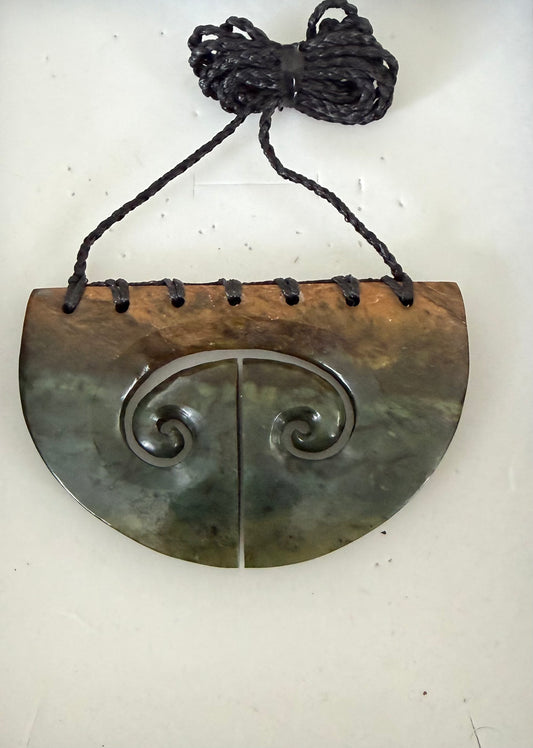 Flower Jade Pounamu Breastplate