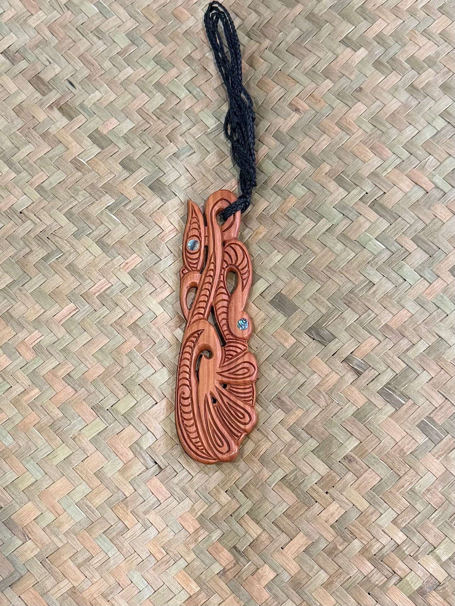 Manaia Pendant - Wooden Carving