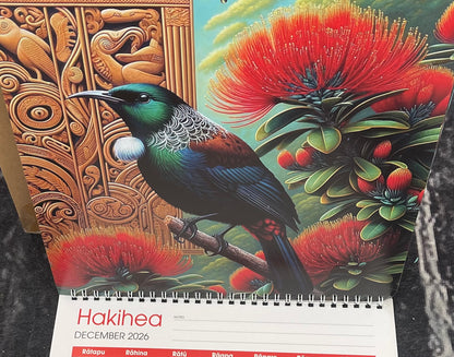 Maori Art 2026 Calendar Artist Doug Healey