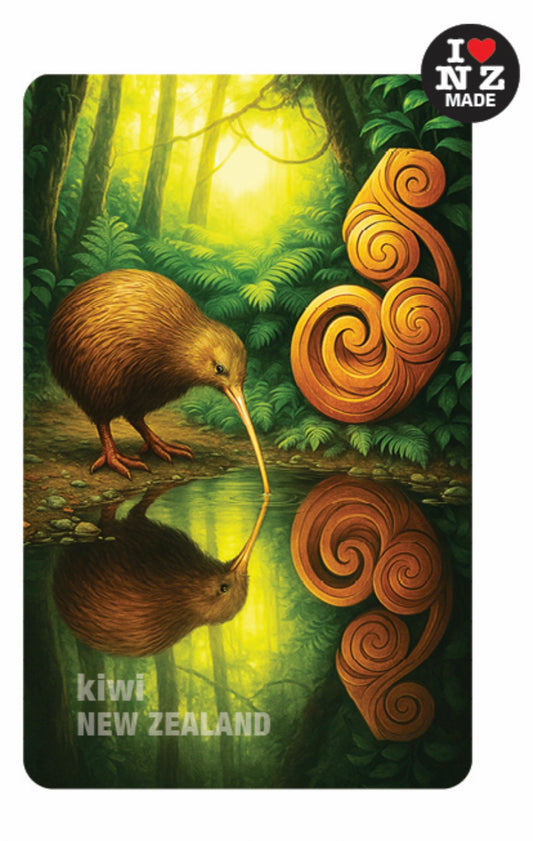 Maori Art Cards by Artist Doug Healey - Kiwi