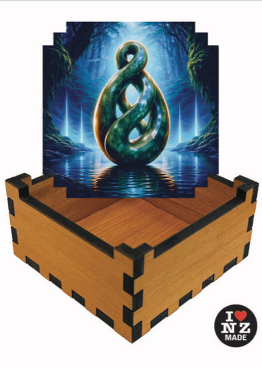 Doug Healey Koru - 8cm x 8cm