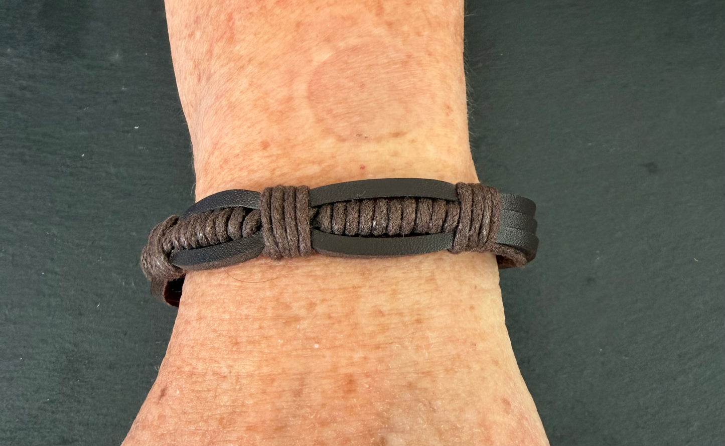 Leather bracelet