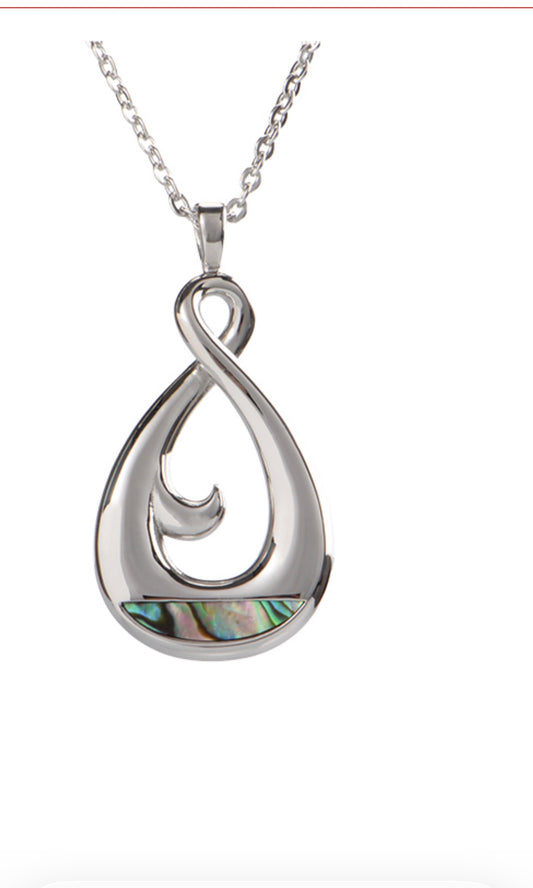Stainless Steel Twist Necklace