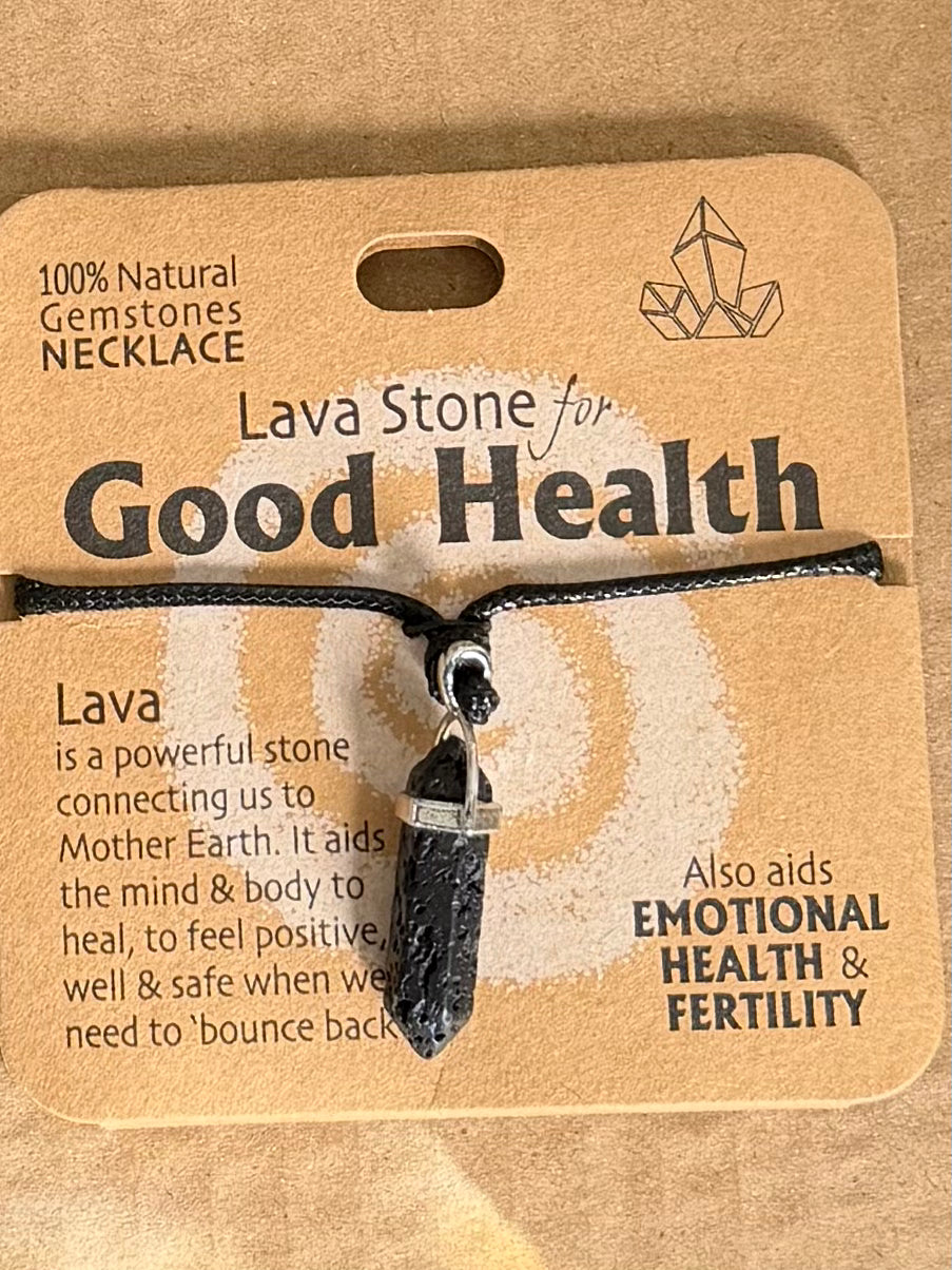Gemstone Crystal Bracelet and pendant set - Good Health