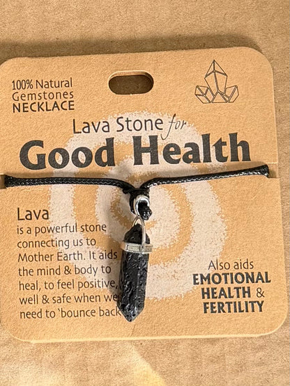 Gemstone Crystal Bracelet and pendant set - Good Health