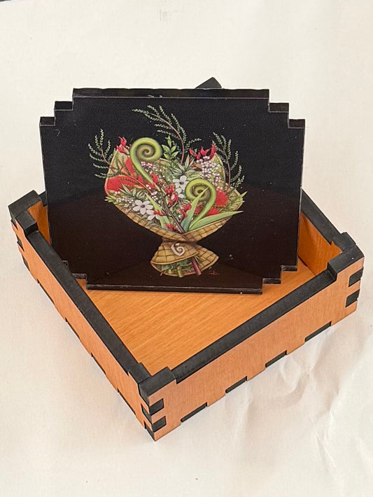 Sophie Blokker flax bouquet -8cm x 8cm