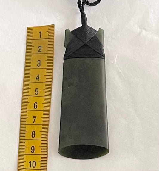 Semi Polished 9cm Greenstone Toki 3