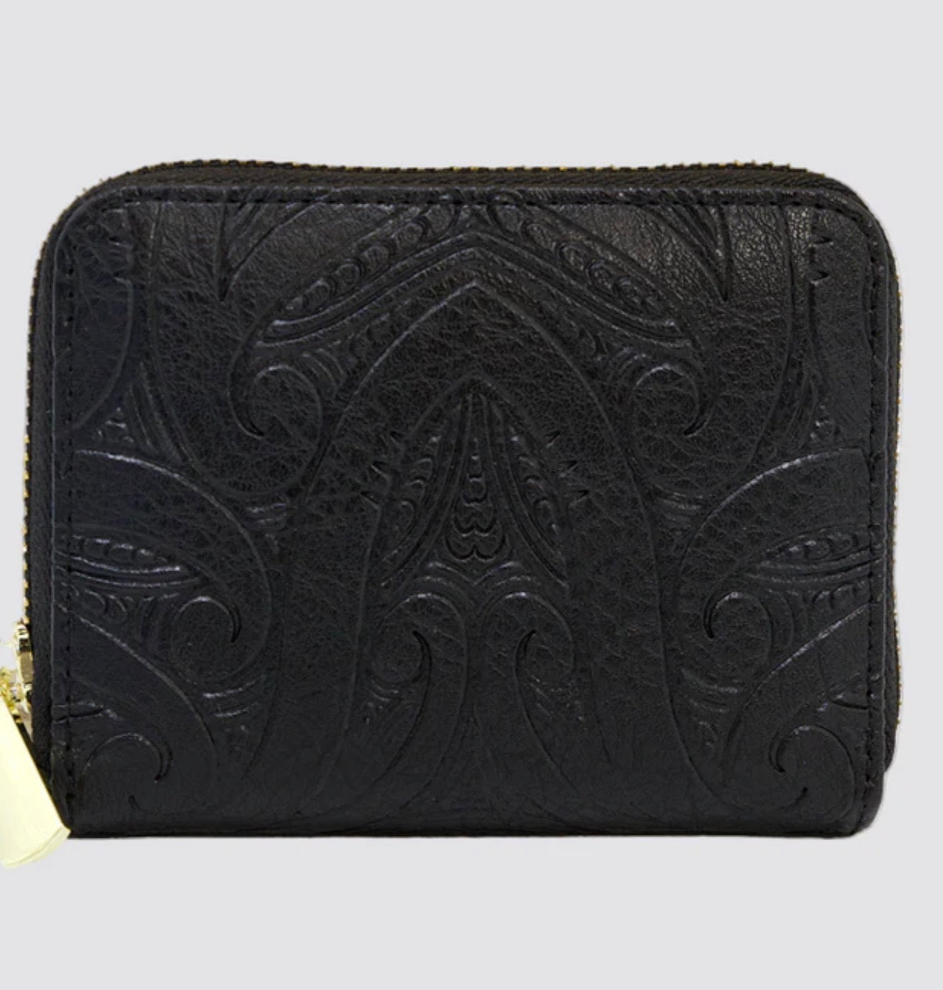 Maori Design Wallet Mission Bay - Miriama Grace Smith Black