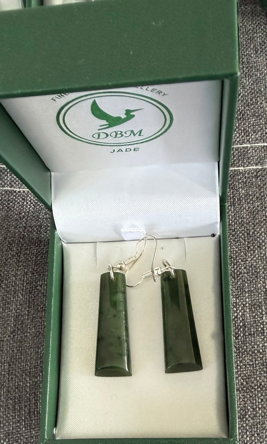 Toki drop jade Earrings