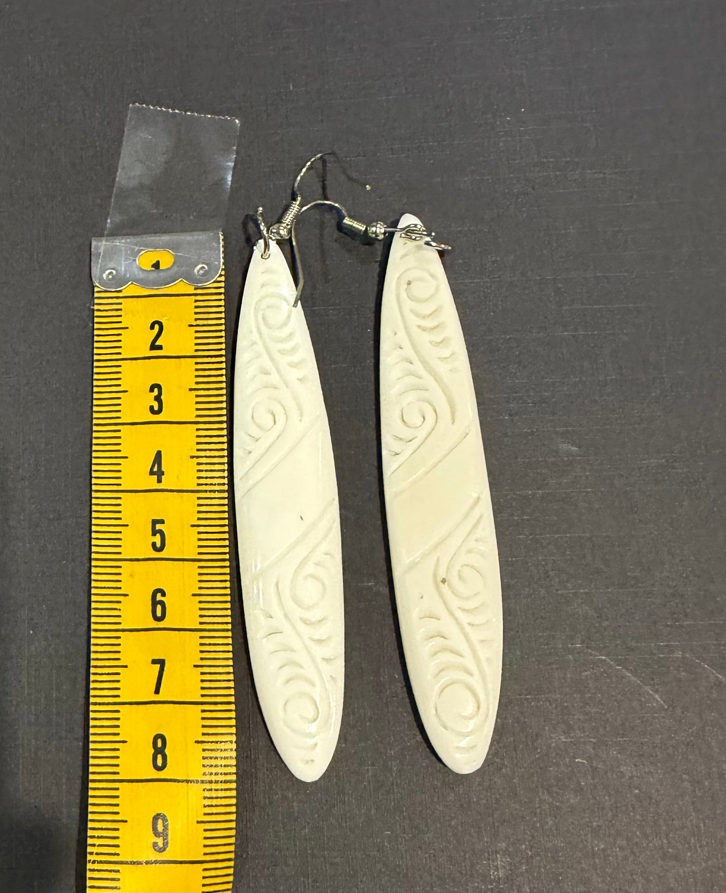 Drop Bone Earrings