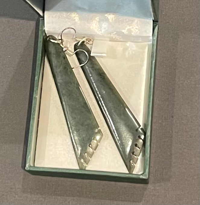 Toki Greenstone Earrings