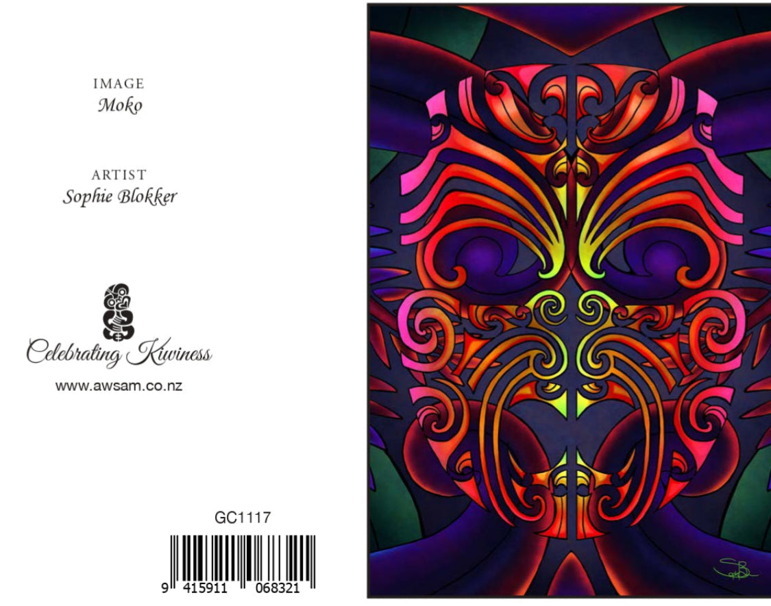 Maori Art cards by Sophie Blokker