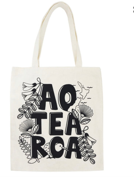 Aotearoa- Canvas Design Shopping Bag