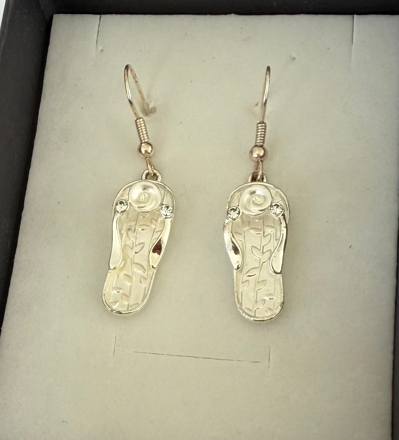 Silver Jandal Earrings