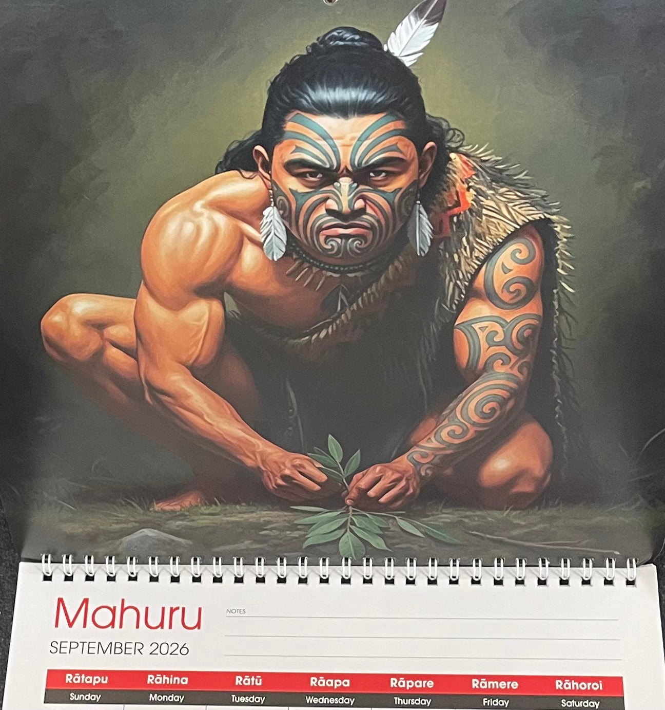 Maori Art 2026 Calendar Artist Doug Healey