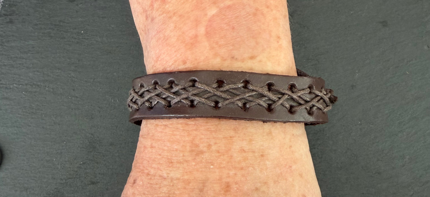 Leather bracelet